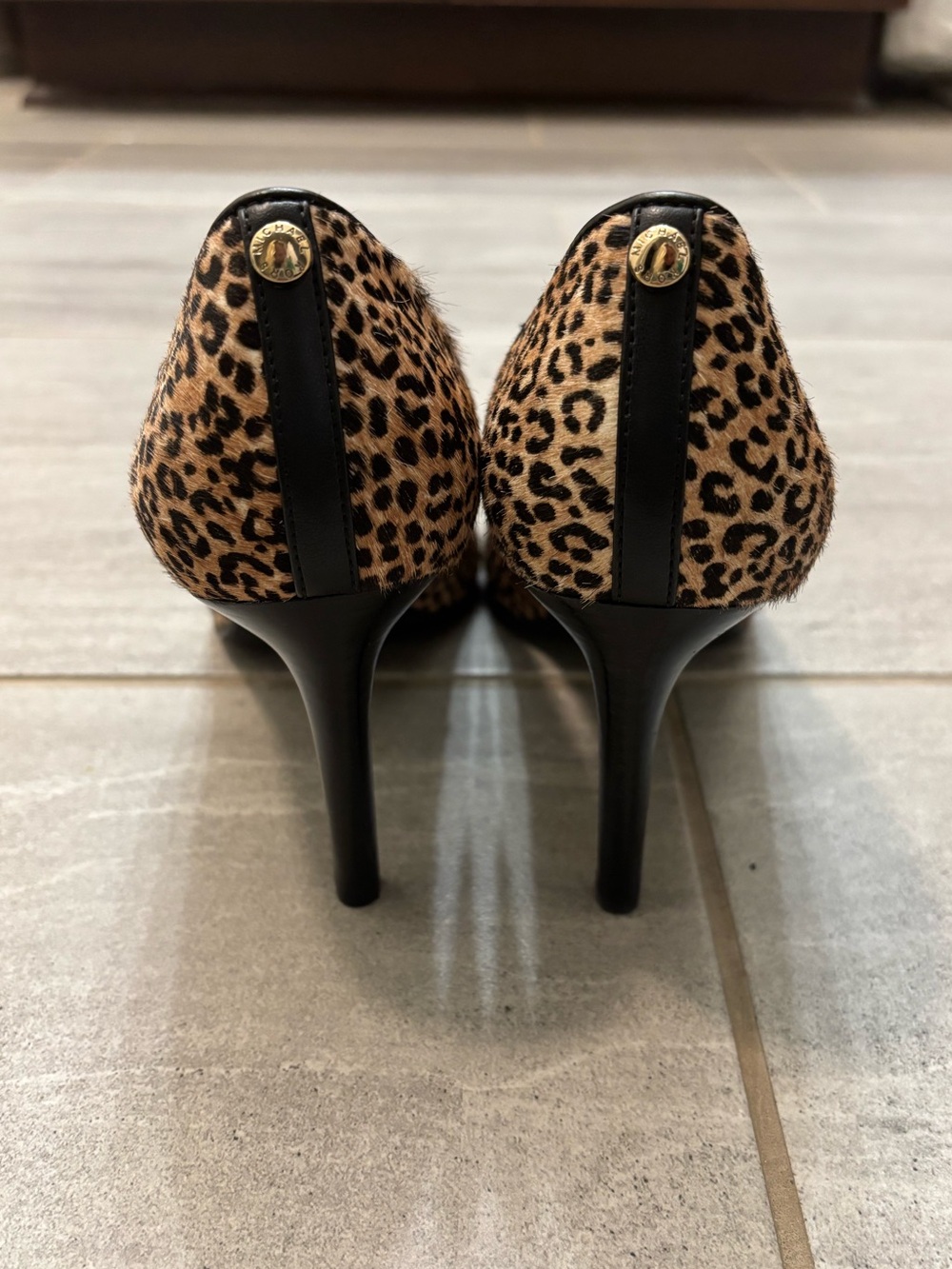 Michael Kors Leopard-Print Pointed Toe Pump - Picture 9 of 12